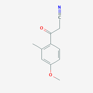 3-(4-Methoxy-2-methylphenyl)-3-oxopropanenitrile