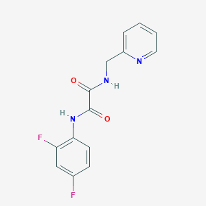 N'-(2,4-difluorophenyl)-N-(pyridin-2-ylmethyl)oxamide