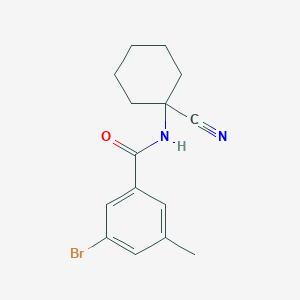 3-Bromo-N-(1-cyanocyclohexyl)-5-methylbenzamide