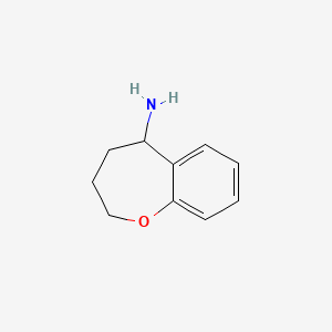 molecular formula C10H13NO B2686219 2,3,4,5-Tetrahydro-1-benzoxepin-5-amine CAS No. 145348-77-2