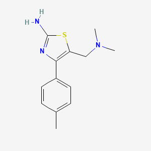 5-Dimethylaminomethyl-4-p-tolyl-thiazol-2-ylamine