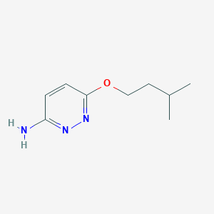 6-(3-Methylbutoxy)pyridazin-3-amine