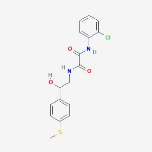 N1-(2-chlorophenyl)-N2-(2-hydroxy-2-(4-(methylthio)phenyl)ethyl)oxalamide