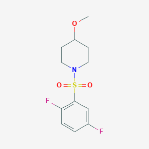 1-((2,5-Difluorophenyl)sulfonyl)-4-methoxypiperidine