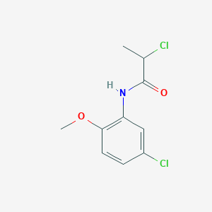 2-chloro-N-(5-chloro-2-methoxyphenyl)propanamide