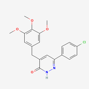 6-(4-chlorophenyl)-4-(3,4,5-trimethoxybenzyl)pyridazin-3(2H)-one