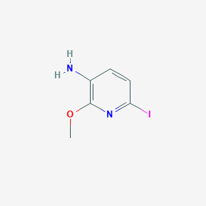 6-Iodo-2-methoxypyridin-3-amine