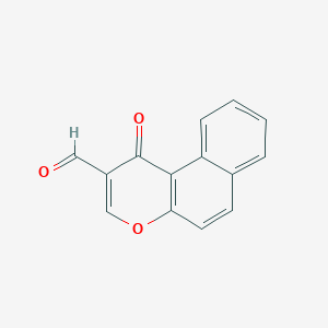 1-Oxobenzo[f]chromene-2-carbaldehyde