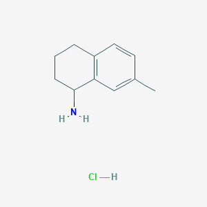 B2686425 7-Methyl-1,2,3,4-tetrahydronaphthalen-1-amine hydrochloride CAS No. 1810069-89-6