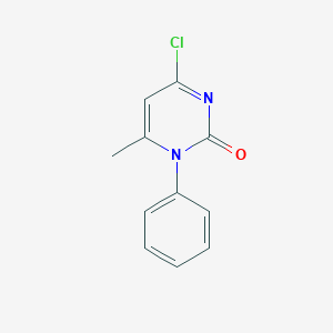 molecular formula C11H9ClN2O B2686501 4-Chloro-6-methyl-1-phenylpyrimidin-2-one CAS No. 2305252-02-0