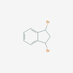 molecular formula C9H8Br2 B026866 1,3-Dibromoindane CAS No. 19922-76-0