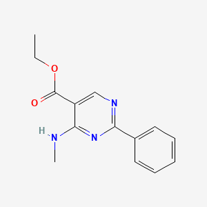 Ethyl 4-(methylamino)-2-phenylpyrimidine-5-carboxylate