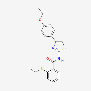 N-(4-(4-ethoxyphenyl)thiazol-2-yl)-2-(ethylthio)benzamide