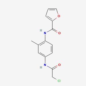 N-[4-[(2-Chloroacetyl)amino]-2-methylphenyl]furan-2-carboxamide