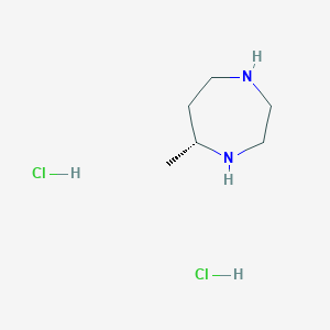 (5R)-5-Methyl-1,4-diazepane;dihydrochloride