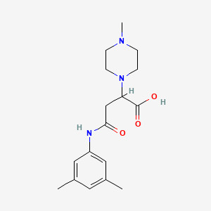 4-((3,5-Dimethylphenyl)amino)-2-(4-methylpiperazin-1-yl)-4-oxobutanoic acid