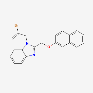 1-(2-bromoallyl)-2-((naphthalen-2-yloxy)methyl)-1H-benzo[d]imidazole
