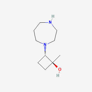 (1S,2S)-2-(1,4-Diazepan-1-yl)-1-methylcyclobutan-1-ol
