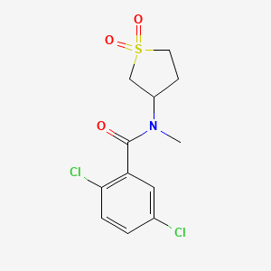2,5-dichloro-N-(1,1-dioxidotetrahydrothiophen-3-yl)-N-methylbenzamide