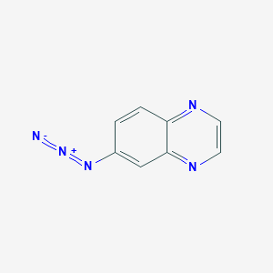 molecular formula C8H5N5 B2686852 6-Azidoquinoxaline CAS No. 130130-97-1