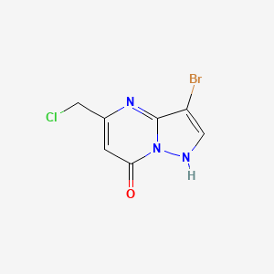 3-Bromo-5-(chloromethyl)pyrazolo[1,5-a]pyrimidin-7-ol