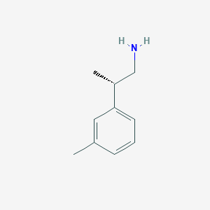 (2S)-2-(3-Methylphenyl)propan-1-amine
