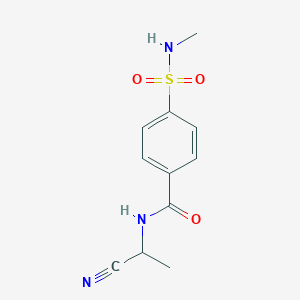 N-(1-Cyanoethyl)-4-(methylsulfamoyl)benzamide
