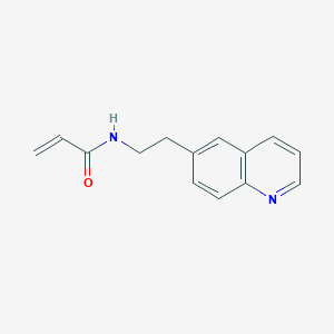 N-(2-Quinolin-6-ylethyl)prop-2-enamide