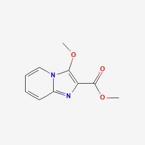molecular formula C10H10N2O3 B2686888 Methyl 3-methoxyimidazo[1,2-a]pyridine-2-carboxylate CAS No. 893781-99-2