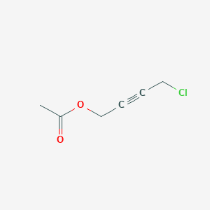 molecular formula C6H7ClO2 B2686900 4-Chlorobut-2-yn-1-yl acetate CAS No. 34452-25-0