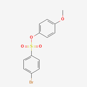 molecular formula C13H11BrO4S B2686909 (4-Methoxyphenyl) 4-bromobenzenesulfonate CAS No. 690687-73-1