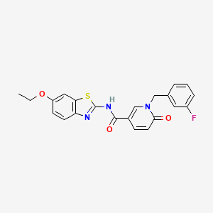 N-(6-ethoxybenzo[d]thiazol-2-yl)-1-(3-fluorobenzyl)-6-oxo-1,6-dihydropyridine-3-carboxamide