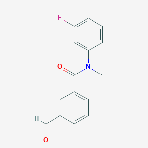 N-(3-fluorophenyl)-3-formyl-N-methylbenzamide