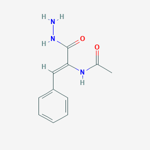 N-[(Z)-3-Hydrazinyl-3-oxo-1-phenylprop-1-en-2-yl]acetamide