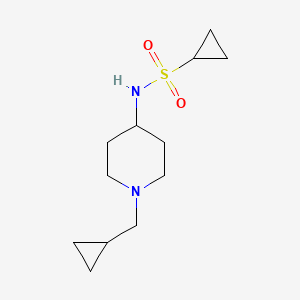 N-[1-(Cyclopropylmethyl)piperidin-4-yl]cyclopropanesulfonamide