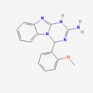 4-(2-Methoxyphenyl)-1,4-dihydro[1,3,5]triazino[1,2-a]benzimidazol-2-amine
