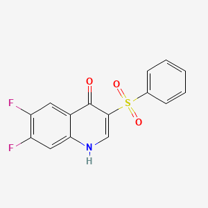 6,7-difluoro-3-(phenylsulfonyl)quinolin-4(1H)-one