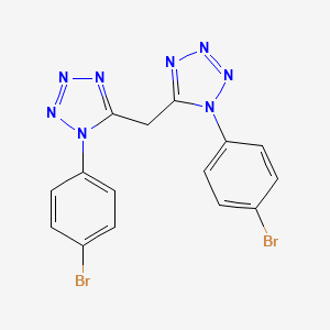 bis(1-(4-bromophenyl)-1H-tetrazol-5-yl)methane