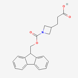 3-(1-(((9H-Fluoren-9-yl)methoxy)carbonyl)azetidin-3-yl)propanoic acid