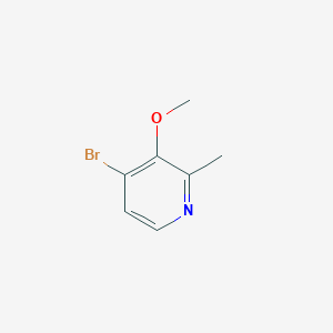 molecular formula C7H8BrNO B2687128 4-Bromo-3-methoxy-2-methylpyridine CAS No. 1227592-47-3