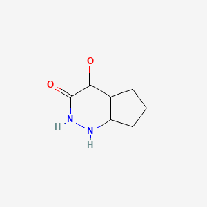 molecular formula C7H8N2O2 B2687129 4-hydroxy-2H,3H,5H,6H,7H-cyclopenta[c]pyridazin-3-one CAS No. 1195168-04-7
