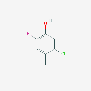 molecular formula C7H6ClFO B2687165 5-Chloro-2-fluoro-4-methylphenol CAS No. 1401798-67-1