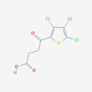 molecular formula C8H5Cl3O3S B2687206 4-Oxo-4-(3,4,5-trichlorothiophen-2-yl)butanoic acid CAS No. 97268-15-0