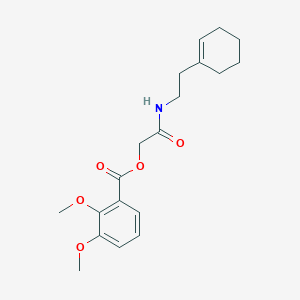 [2-[2-(Cyclohexen-1-yl)ethylamino]-2-oxoethyl] 2,3-dimethoxybenzoate