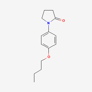 molecular formula C14H19NO2 B2687226 1-(4-Butoxyphenyl)pyrrolidin-2-one CAS No. 2279124-48-8