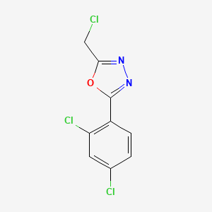 2-(Chloromethyl)-5-(2,4-dichlorophenyl)-1,3,4-oxadiazole