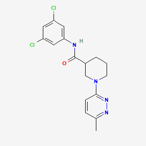 molecular formula C17H18Cl2N4O B2687350 N-(3,5-dichlorophenyl)-1-(6-methylpyridazin-3-yl)piperidine-3-carboxamide CAS No. 2309258-58-8