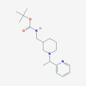 tert-Butyl ((1-(1-(pyridin-2-yl)ethyl)piperidin-3-yl)methyl)carbamate