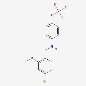 N-(4-bromo-2-methoxybenzyl)-4-(trifluoromethoxy)aniline