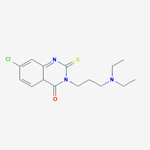 7-Chloro-3-[3-(diethylamino)propyl]-2-sulfanylidene-1,2,3,4-tetrahydroquinazolin-4-one